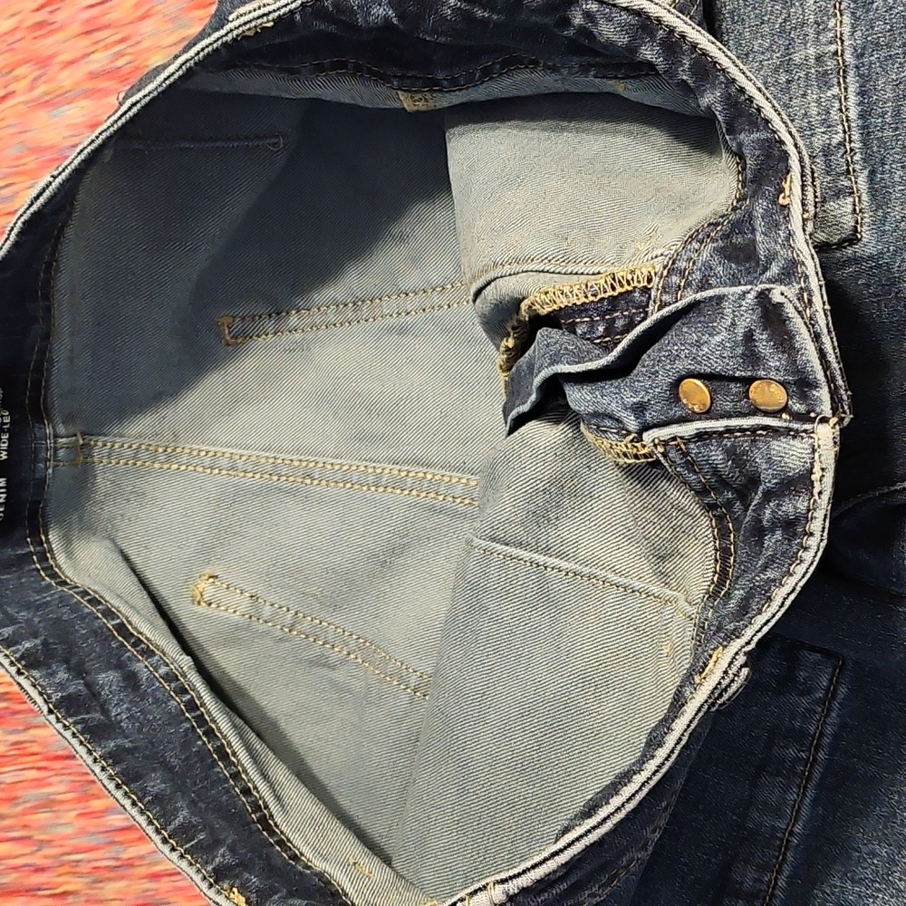 Gap Denim High-rise Wide-leg Crop. 10/30R - Picture 11 of 13